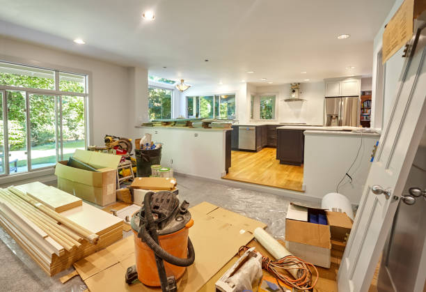 Professional Kitchen Island Installation technician working in Mayer, MN